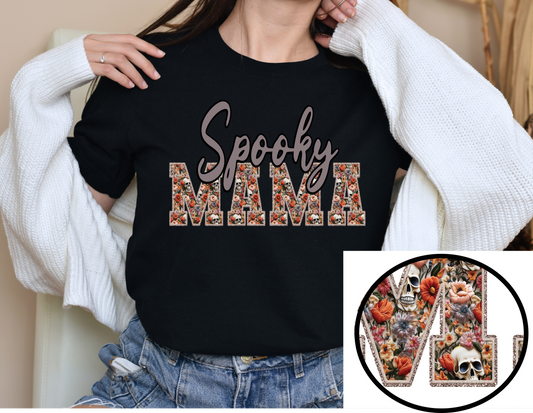 Short sleeve spooky mama tee