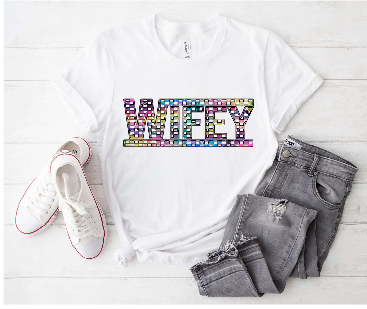 Retro wifey tee